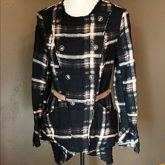 Free People *Vivienne* Double-Breasted Wool Jacket - Picture 2 of 16